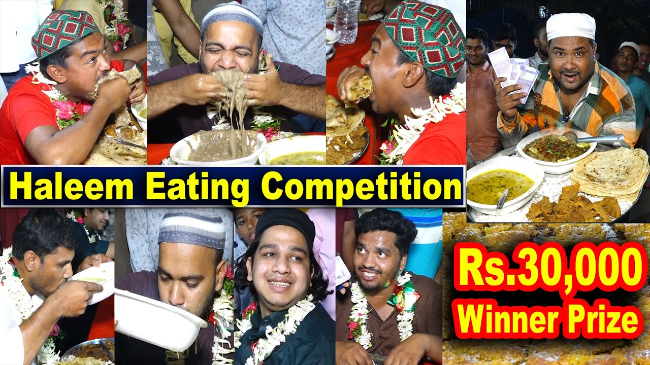 #haleem Eating Competition | Ramzan Haleem Challenge | Hyderabad Public Reaction | Ali Khan Chotu