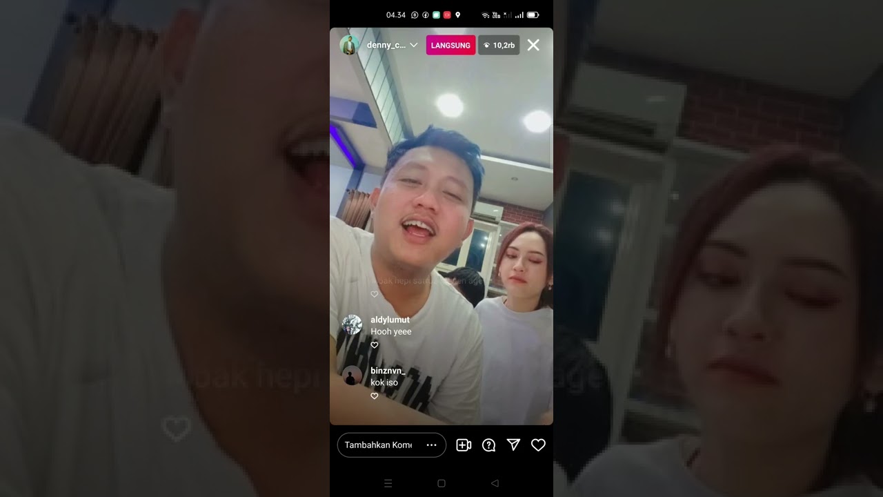 Denny Caknan Dan Happy Asmara Live ig Saking Asiknya Sampai Lupa Masih NgeVape Sudah imsak
