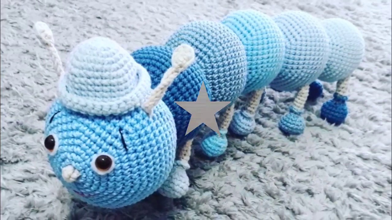 Centopeia em amigurumi parte final