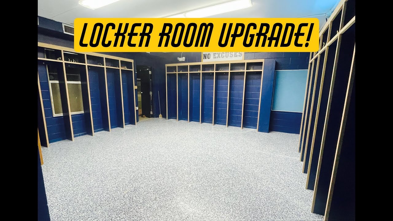 Taking This Locker Room From Run Down to Top Notch, On A Budget!