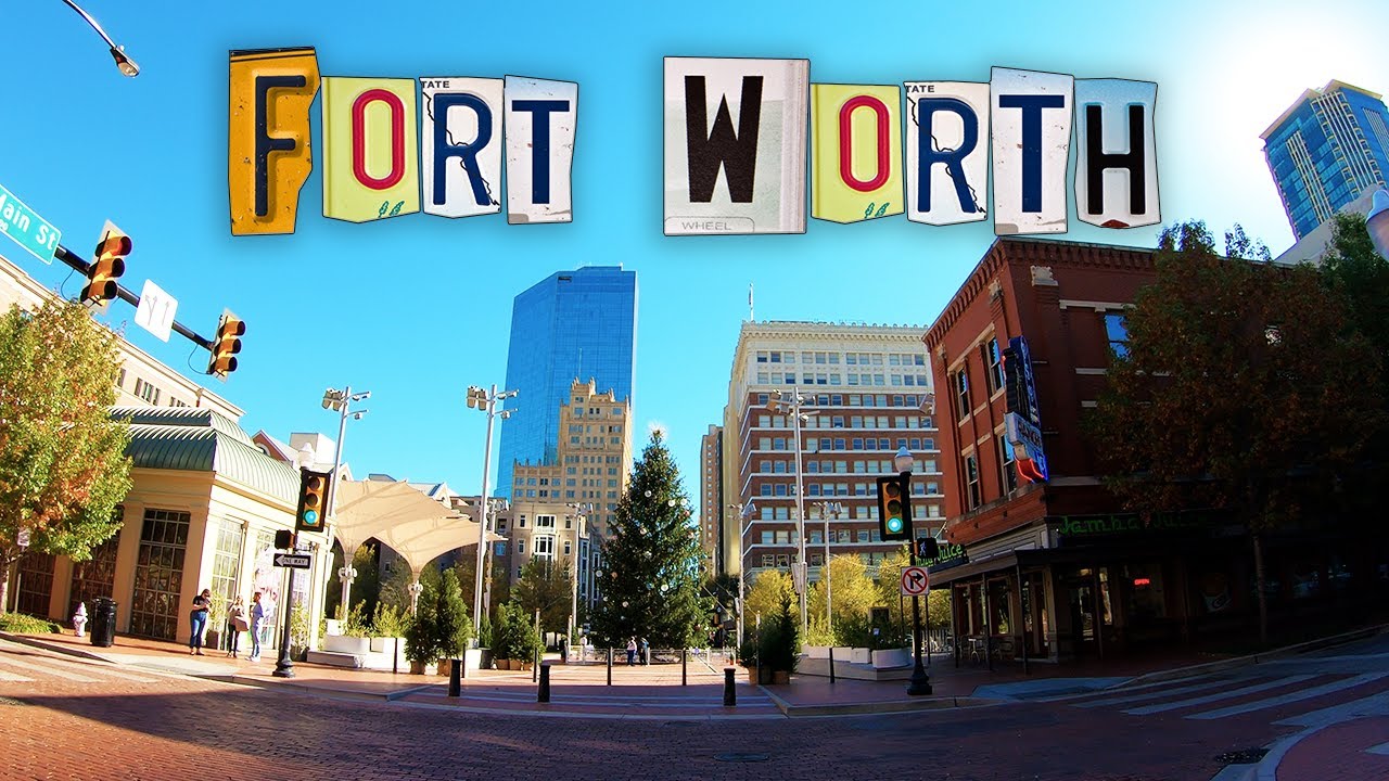 Fort Worth 4k | Driving Downtown | Texas, USA