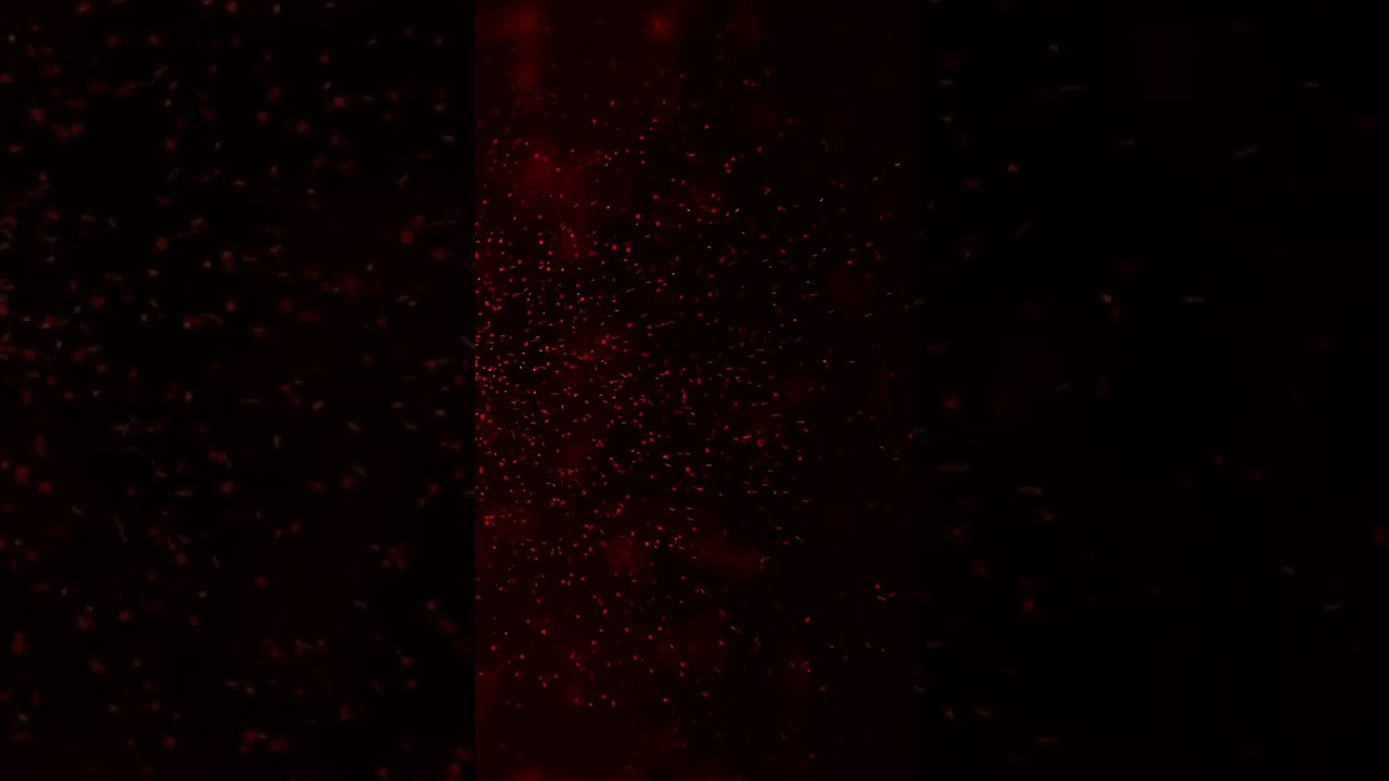 #4K Fire #particles Burning red hot sparks, Fire Glowing #Particles on Black Background.