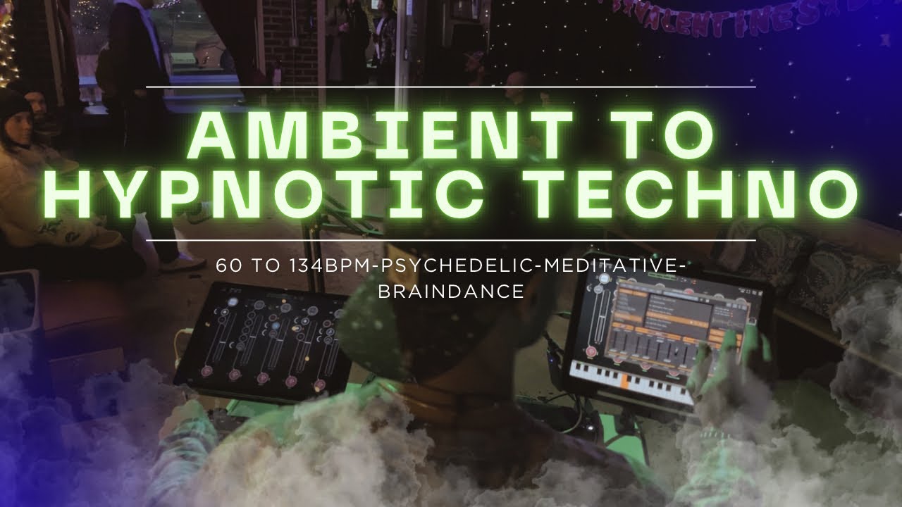 Live Hypnotic Techno Set | Ambient to Driving Techno | My first fully LIVE set 