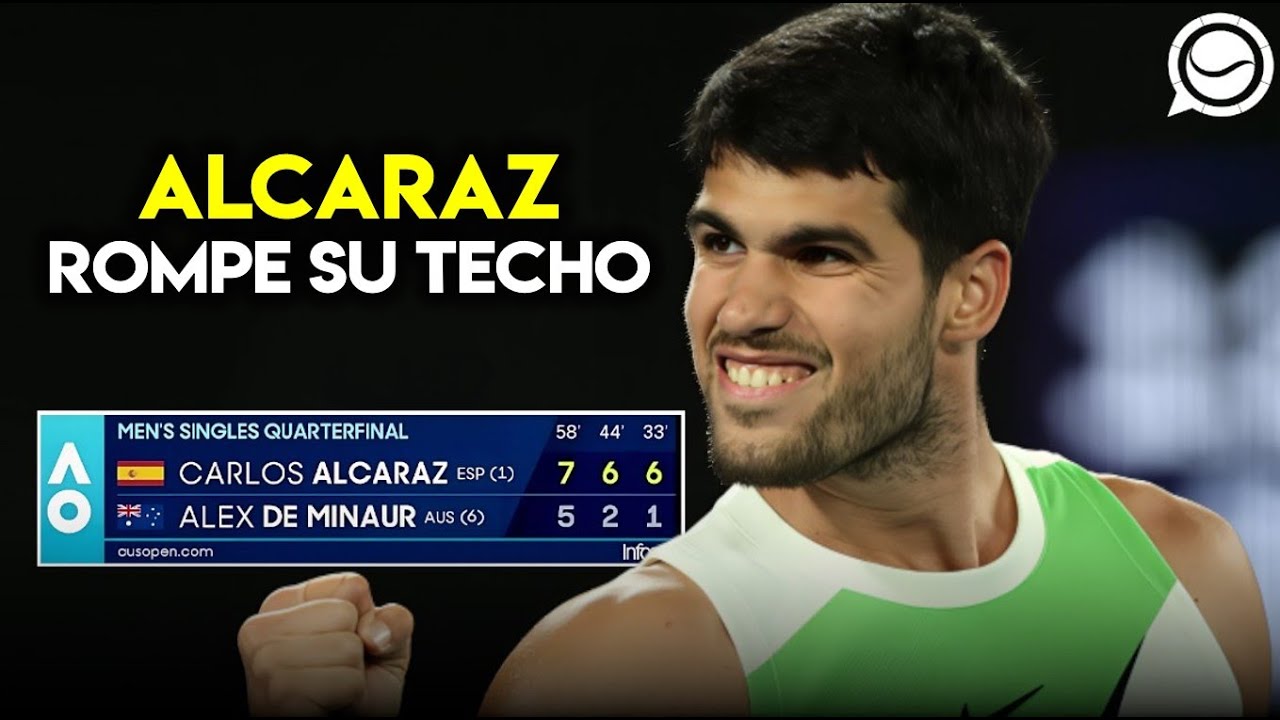 ALCARAZ ROMPE SU TECHO EN AUSTRALIA: AS&Iacute; DESTROZ&Oacute; A DE MI&Ntilde;AUR