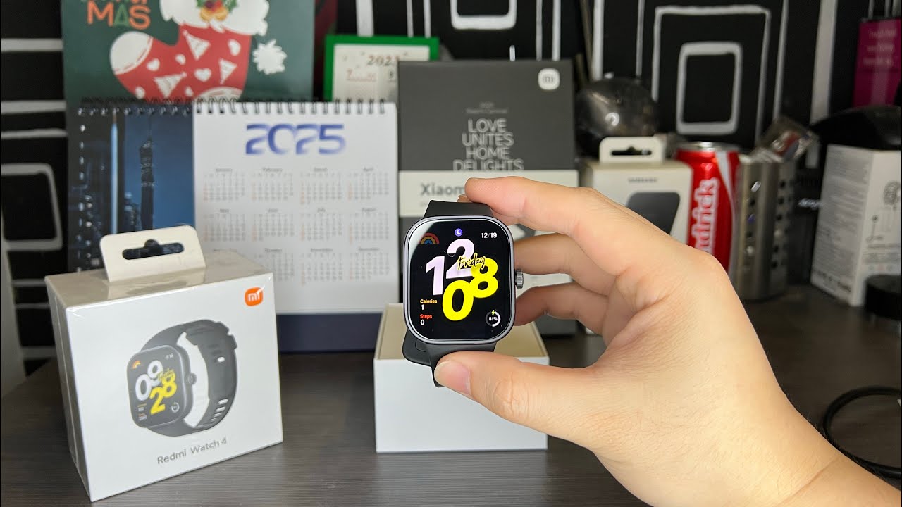 Xiaomi Redmi Watch 4 Unboxing + First Boot Up (Obsidian Black)