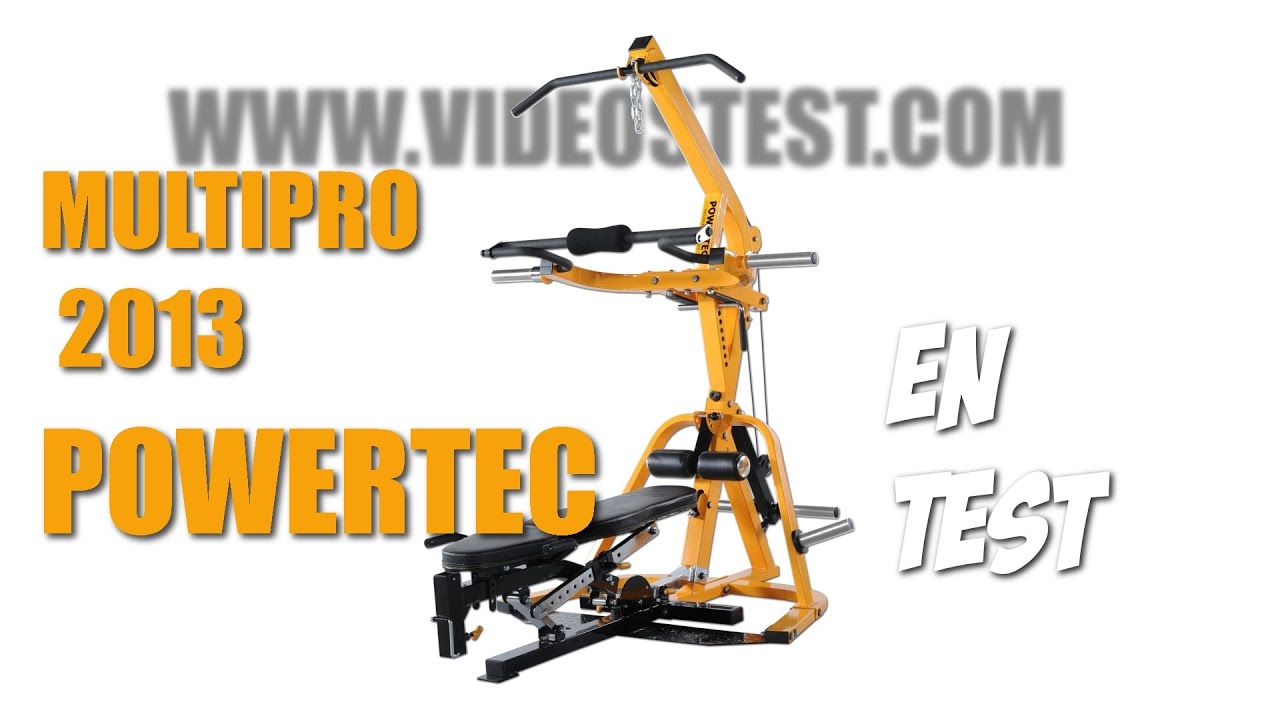 Test appareil musculation : Multipro 2013 de POWERTEC