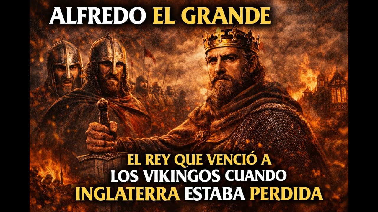 ALFREDO EL GRANDE: El rey que venció a los vikingos cuando Inglaterra estaba perdida.