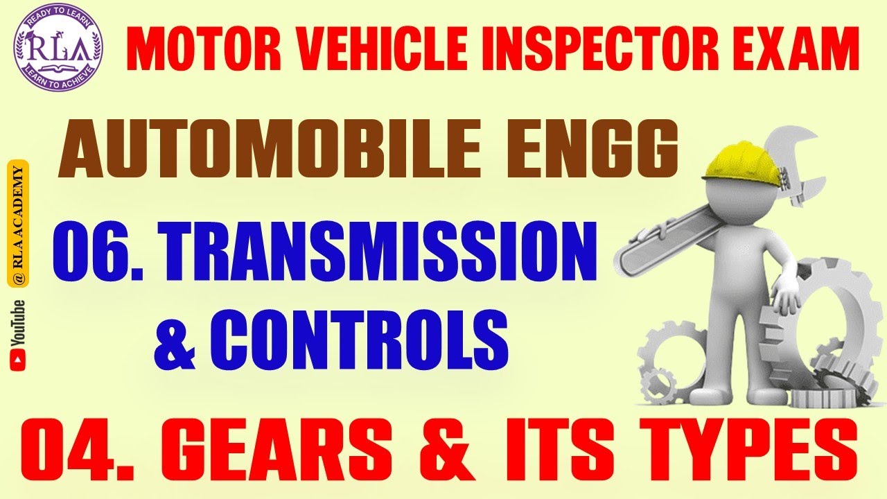 Gears & its types | Automobile Engineering | Free Class-09 | MVI EXAM | Explanation in தமிழில்