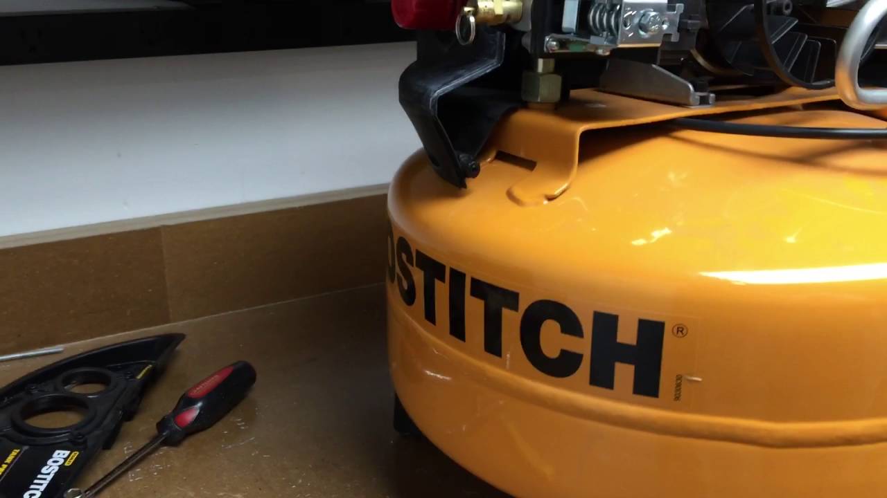 Bostitch pancake compressor pressure switch adjustment CAP2000P