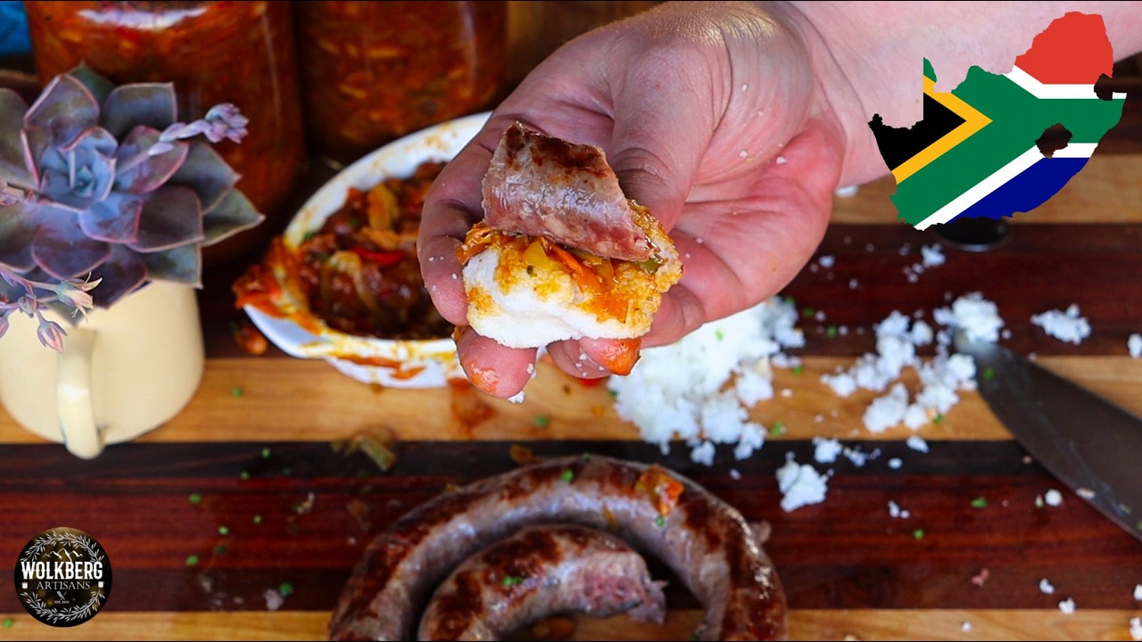 Homemade South African Chakalaka Recipe | Spicy vegetable Braai Relish | South African Recipes