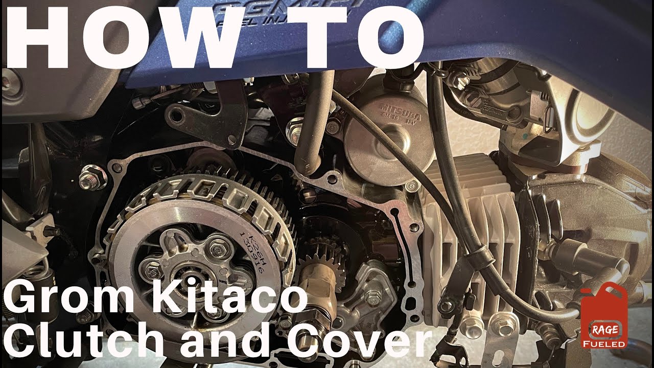 How To - Honda Grom Kitaco Clutch Cover and Clutch