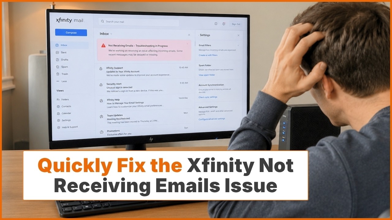 How to Fix Xfinity Email Not Receiving Emails? | Help Email Tales