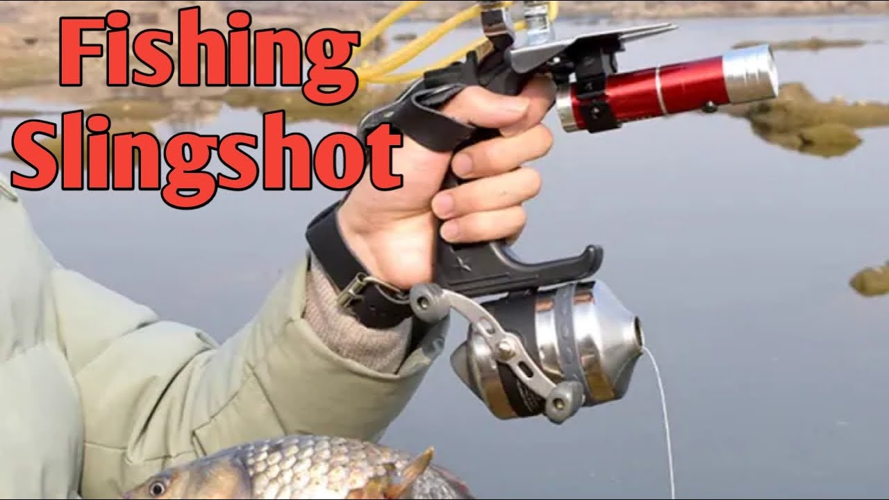 Fishing Slingshot with Laser Outdoor Hunting Catapult Outdoors Fishing Compound Bow Catching Fish