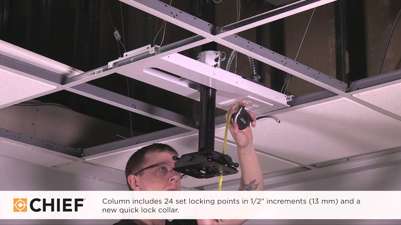 Suspended Ceiling Projector Mount System | Chief SYSAU Product Preview
