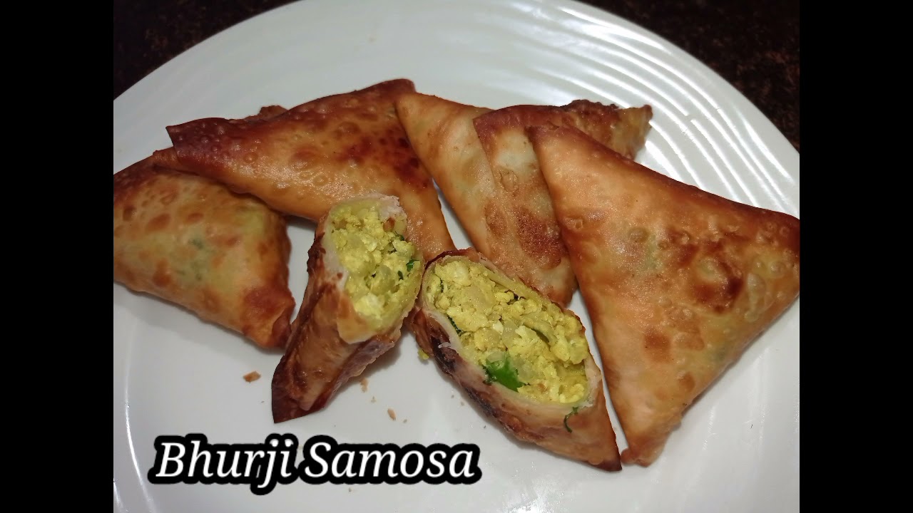 Bhurji Samosa | Scrambled Egg Samosa | Simple and Easy recipe |