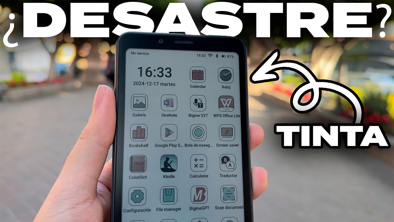 ¡ASÍ ES VIVIR con un TELÉFONO de TINTA por 24 HORAS! 😬📱 | Bigme E INK
