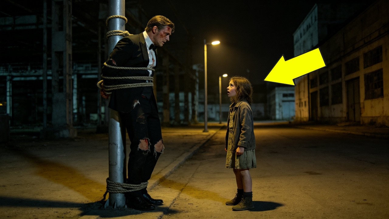 Ein armes Mädchen findet einen gefesselten Mann – dann erkennt sie, wer er ist