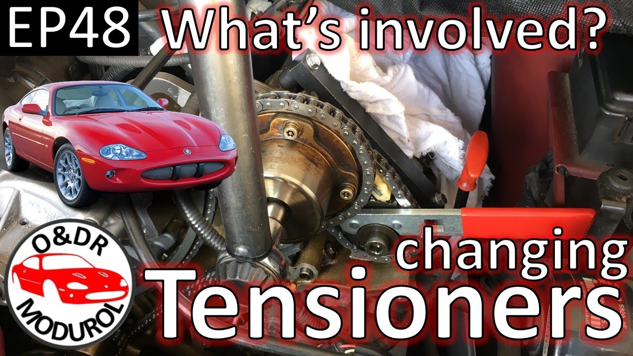Jaguar XK8 Timing Chain Replacement: What's Involved? (AJ-V8 Guide!) tensioner & guides XKR X100