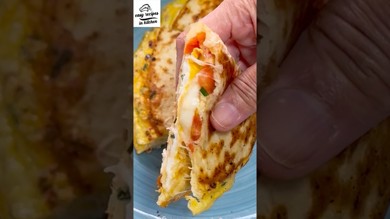 Quick Breakfast Ready in 5 Minutes! #short #egg #easyrecipe #breakfastideas #asmr