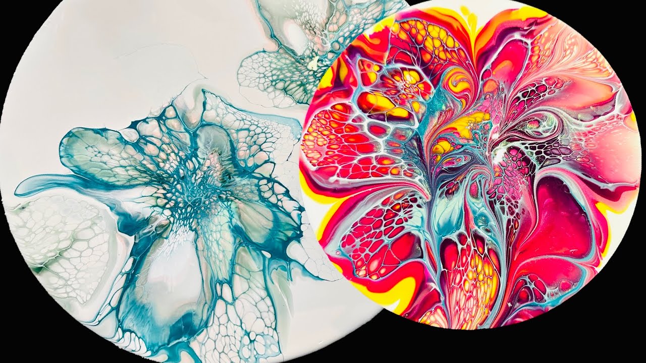 #268 New Cell Activator Colour, Two Ways! 🤩 From Simple, To Sassy! Bloom Technique/Pour Painting