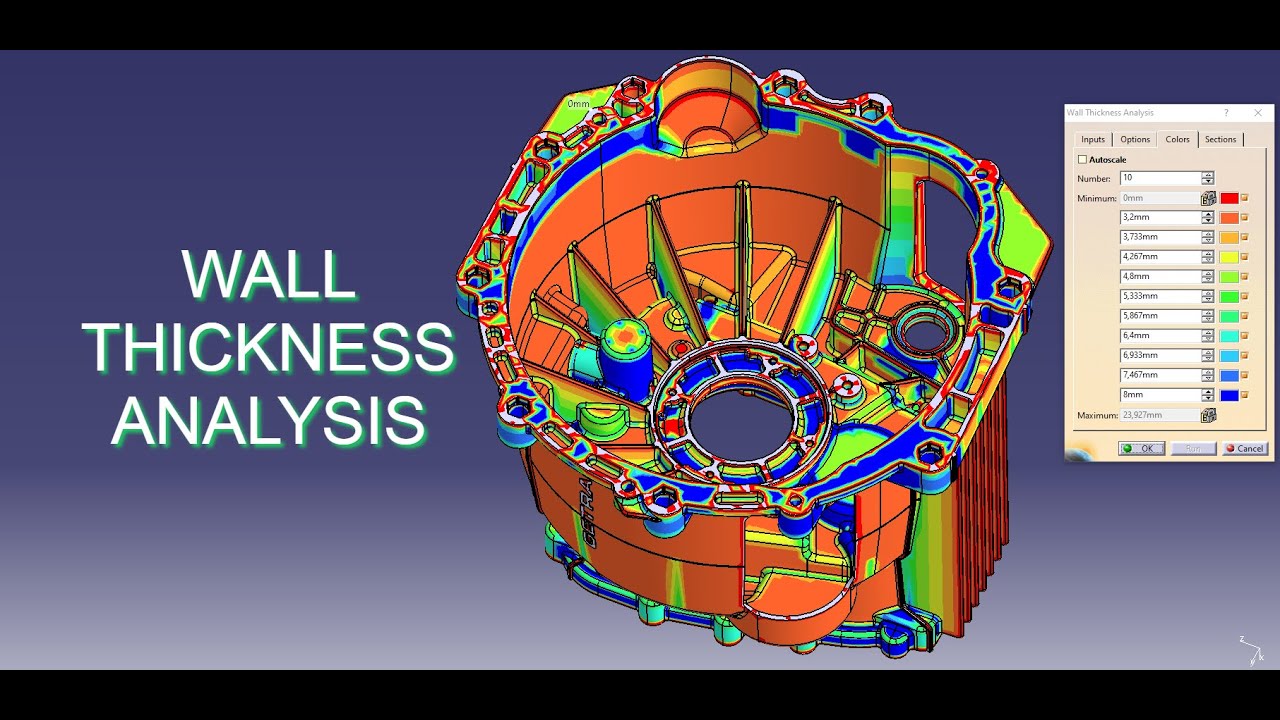 Wall Thickness Analysis with CATIA V5