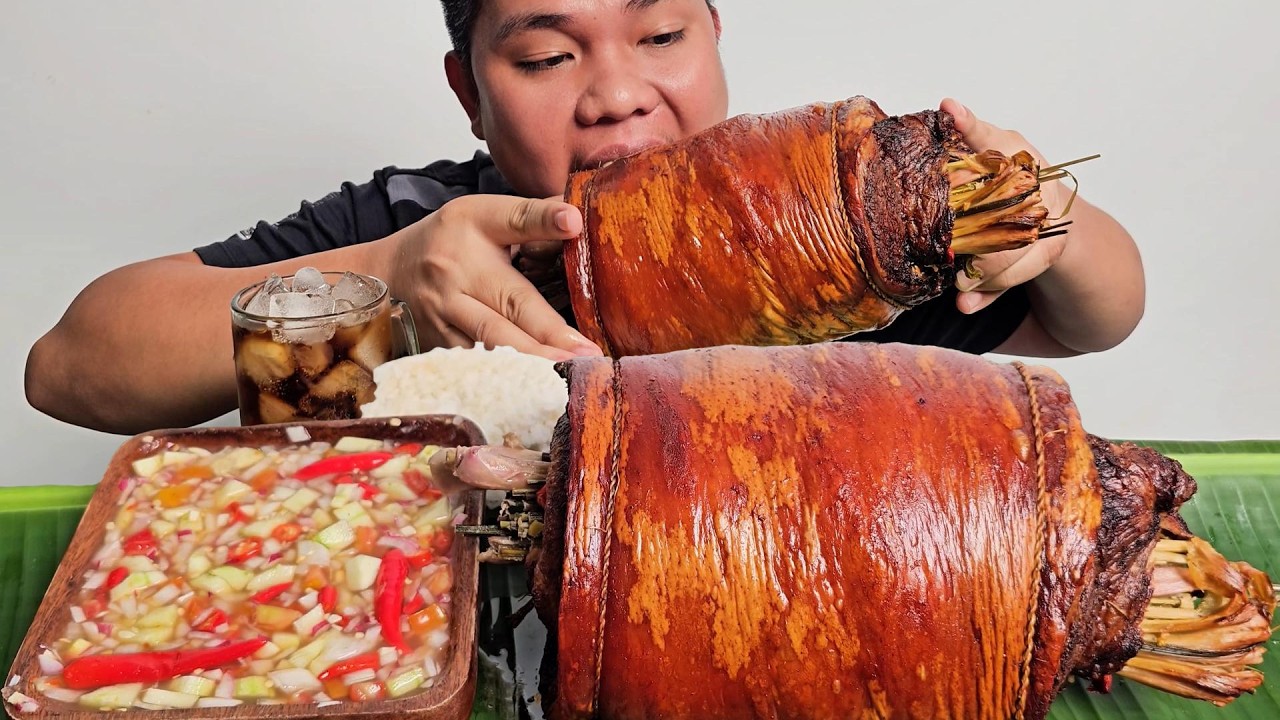 Crispy Lechon Belly Mukbang ni Bisaya Studio