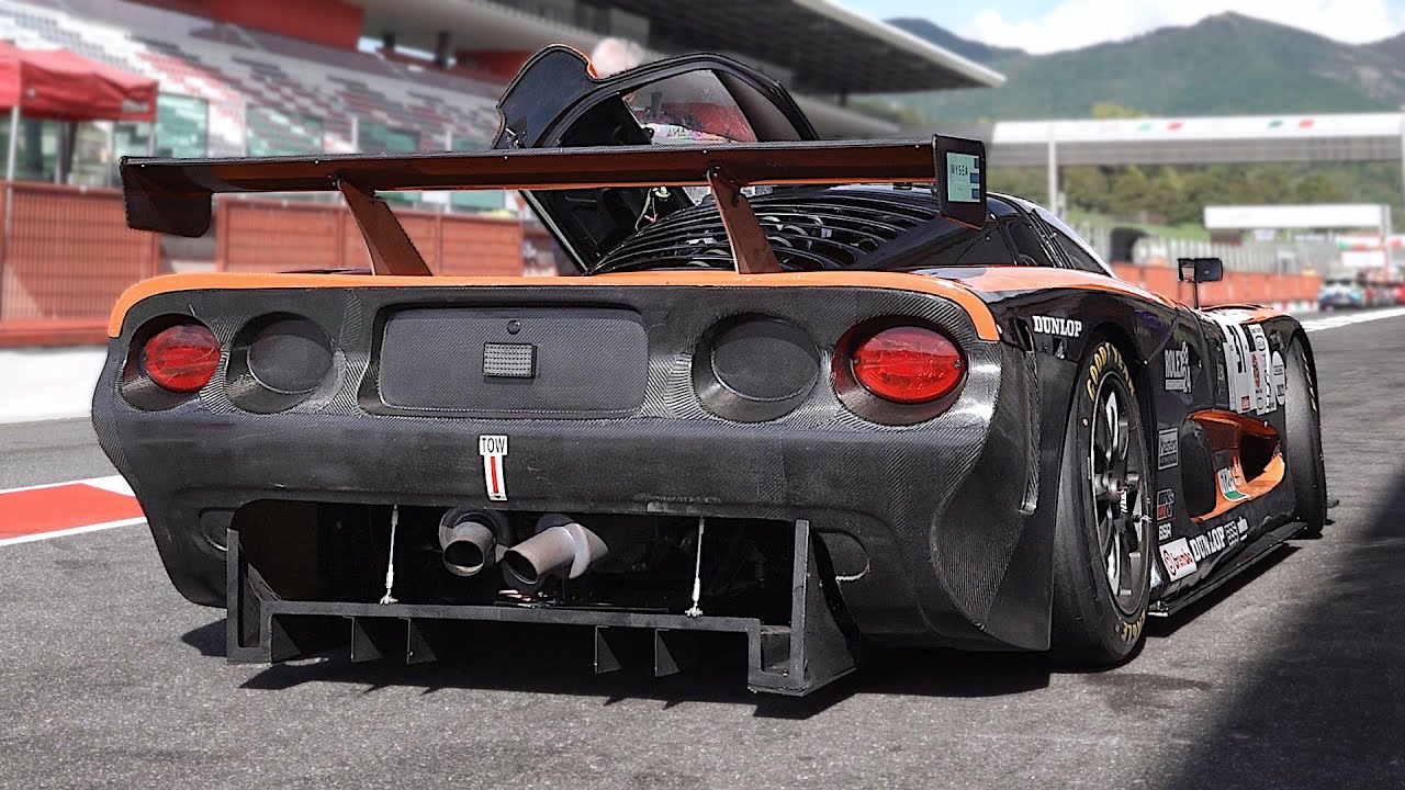 The forgotten Mosler MT900R GT3 racecar engine Sound feat. OnBoard footage racing at Mugello!