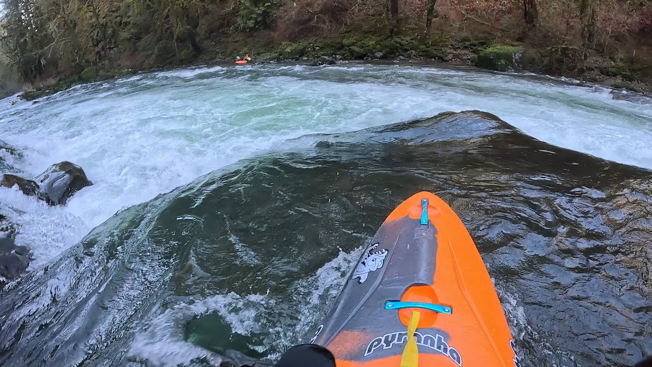 Kayaking the Kalama River // Red Barn Run // 480 CFS // January 2026