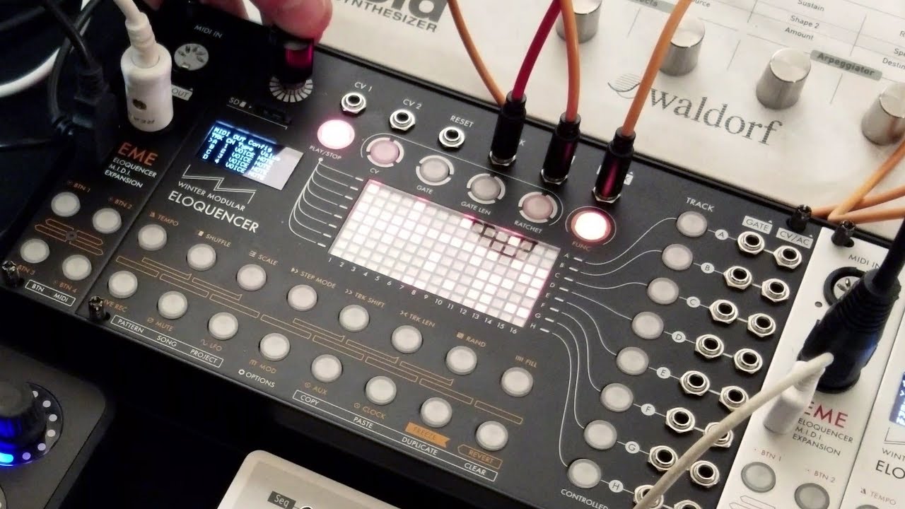 Winter Modular Eloquencer EME MIDI Expansion at Superbooth 2019