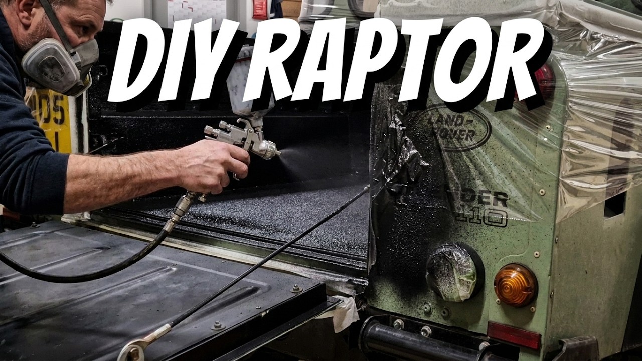 Raptor Paint Upgrade! Toughening Up My Defender!