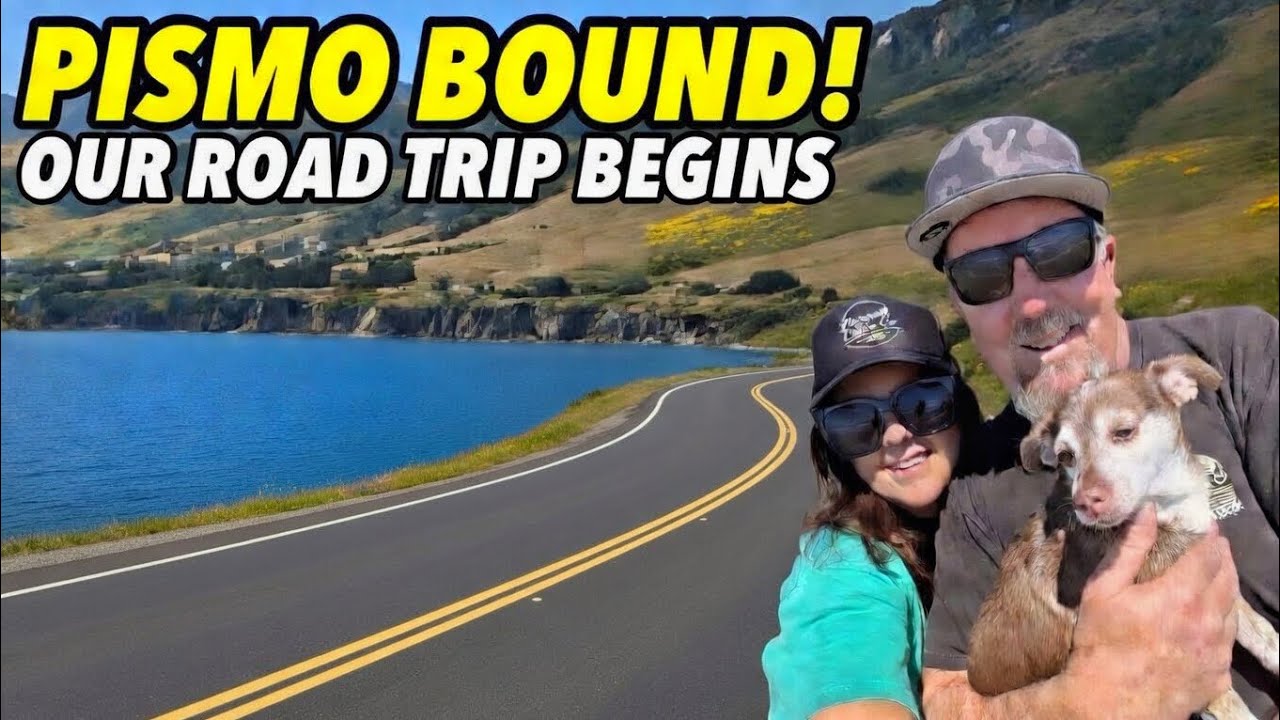 WE FINALLY HIT THE ROAD! Pismo Beach Road Trip-LA History & Ventura | Road is Where the Vlog is Day1