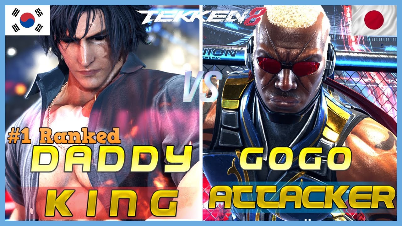 Tekken 8 ▰ DaddyKing (#1 Ranked Clive) Vs GoGo Attacker (Raven) ▰ Tekken 8 Day Two Clive Rosfield