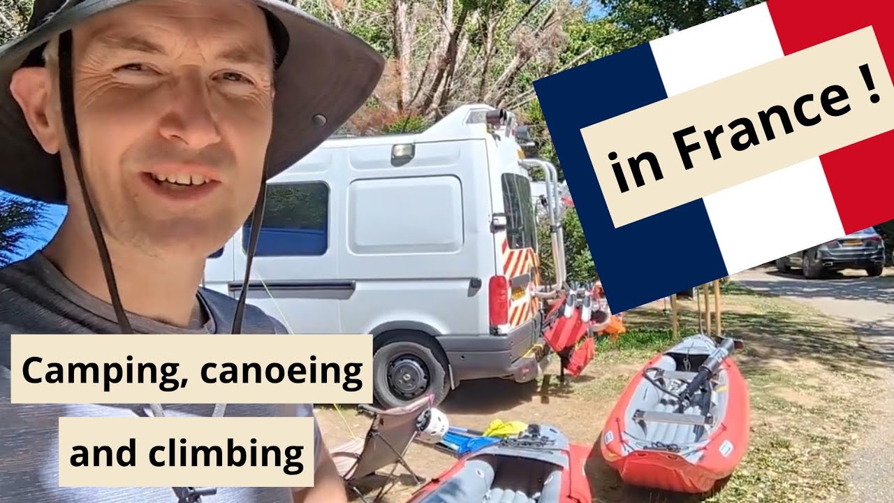 1300 miles family camping in France whitewater canoe