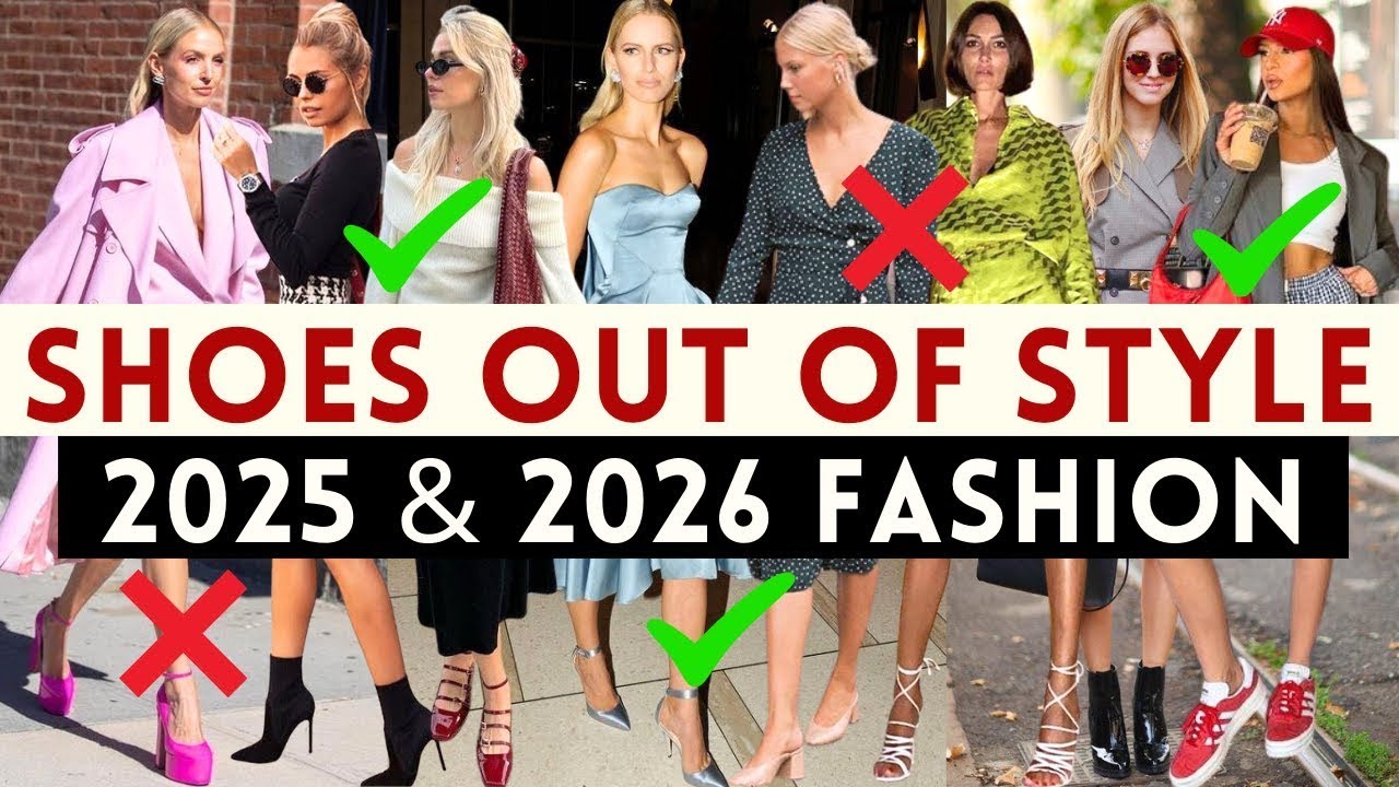 🔴What SHOES Will Be OUT OF STYLE in2026? What's IN and What's OUT ! 2026 Fashion Trends! |Mia Moda
