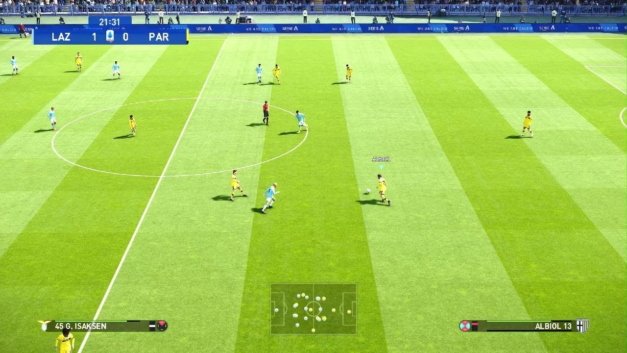 Empate fora contra a lazio 2x2