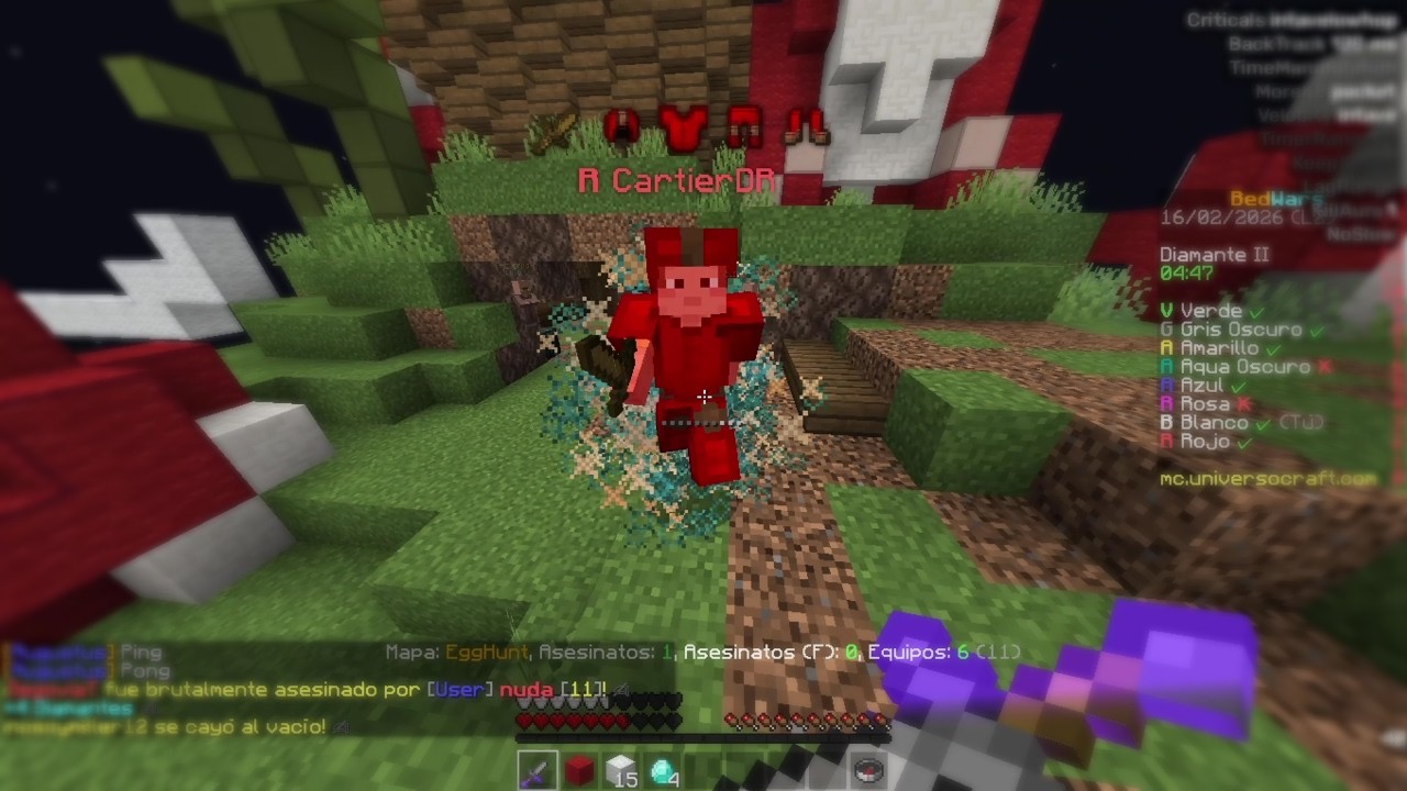 Bypassing on UniversoCraft | Augustus Client: The Best Cheat | KillAura, Full AB, Telly Scaffold..