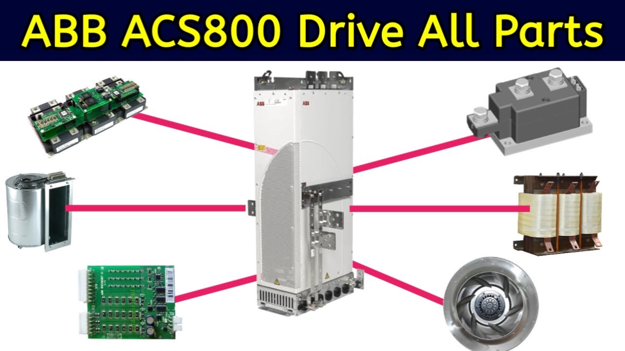 ABB Vfd internal parts.