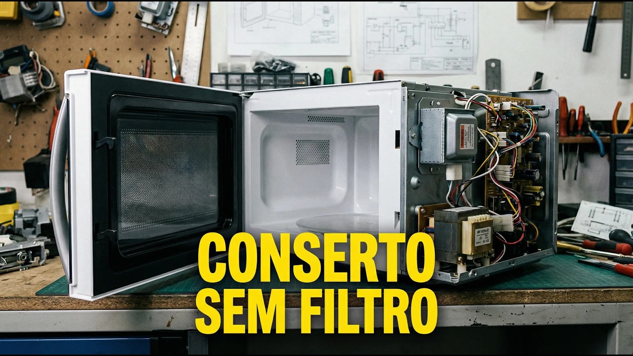 Conserto REAL de Micro-ondas | Problemas Surgindo!