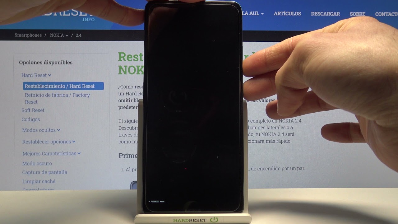 Cómo entrar y salir del modo Fastboot en NOKIA 2.4 - Fastboot mode