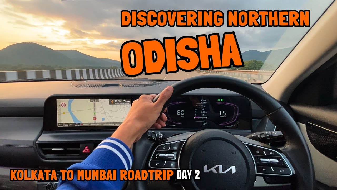 Kolkata to Mumbai road trip | Northern Odisha | Jungle mein drive | Sambalpur mein nightstay | Day2