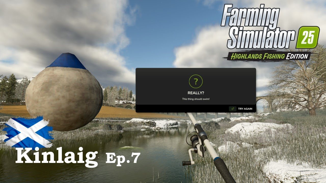 Bad Fishing but good Harvesting - Ep.07 | Highlands Farm| Farming Simulator 25