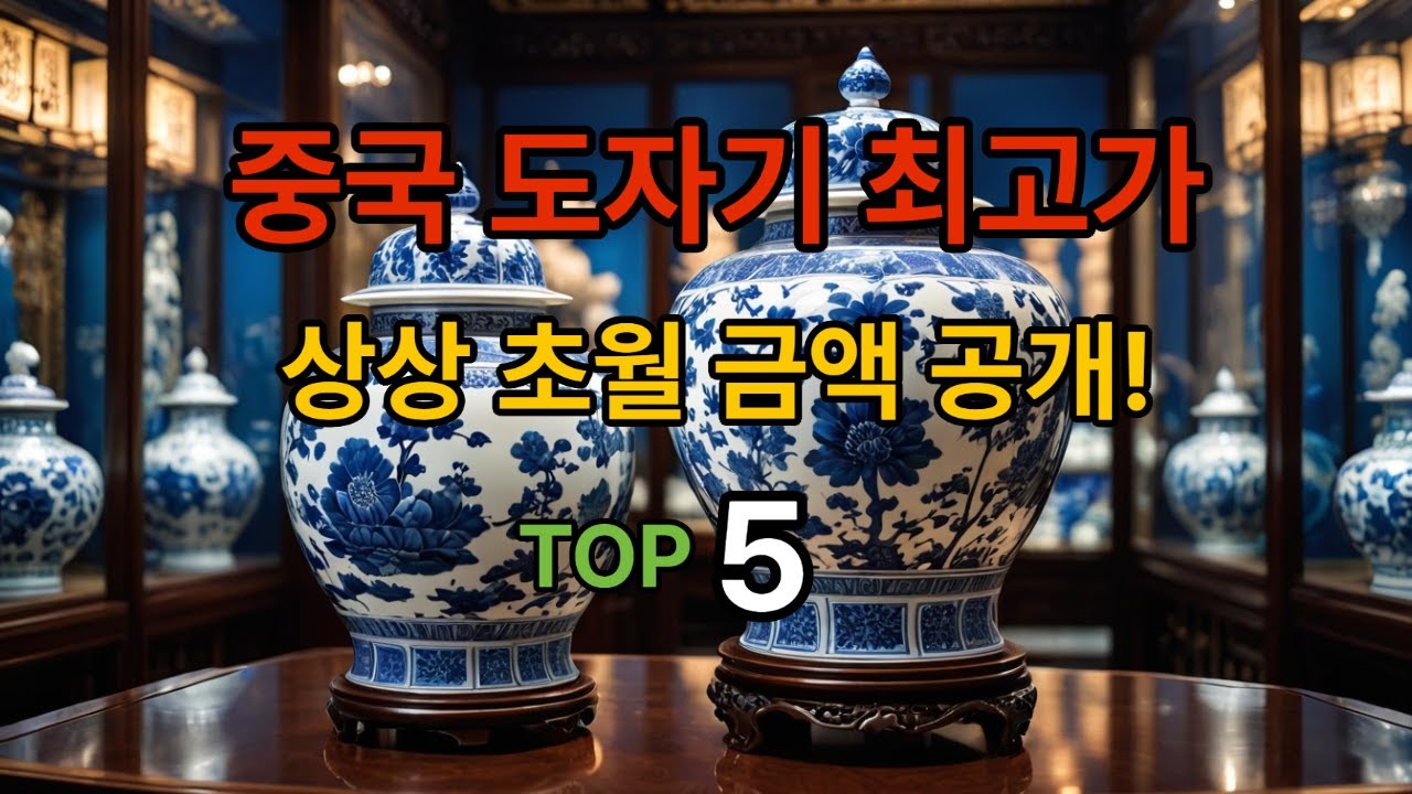 중국도자기 / 최고가격 TOP5 -국제경매가격순위 5