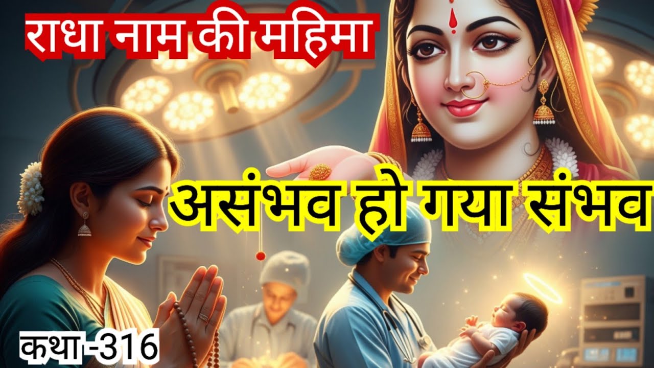 राधा नाम से असंभव हो गया संभव। RADHA NAAM KI MAHIMA।