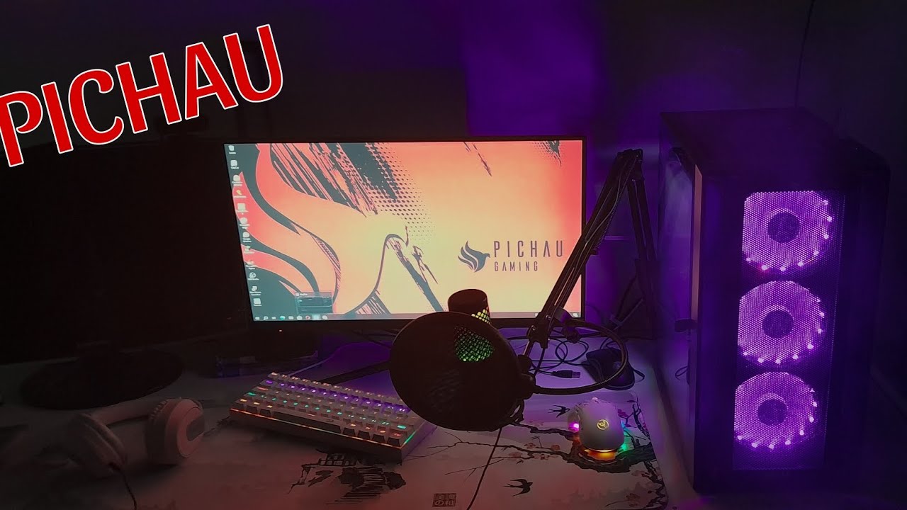 Meu novo PC gamer da PICHAU