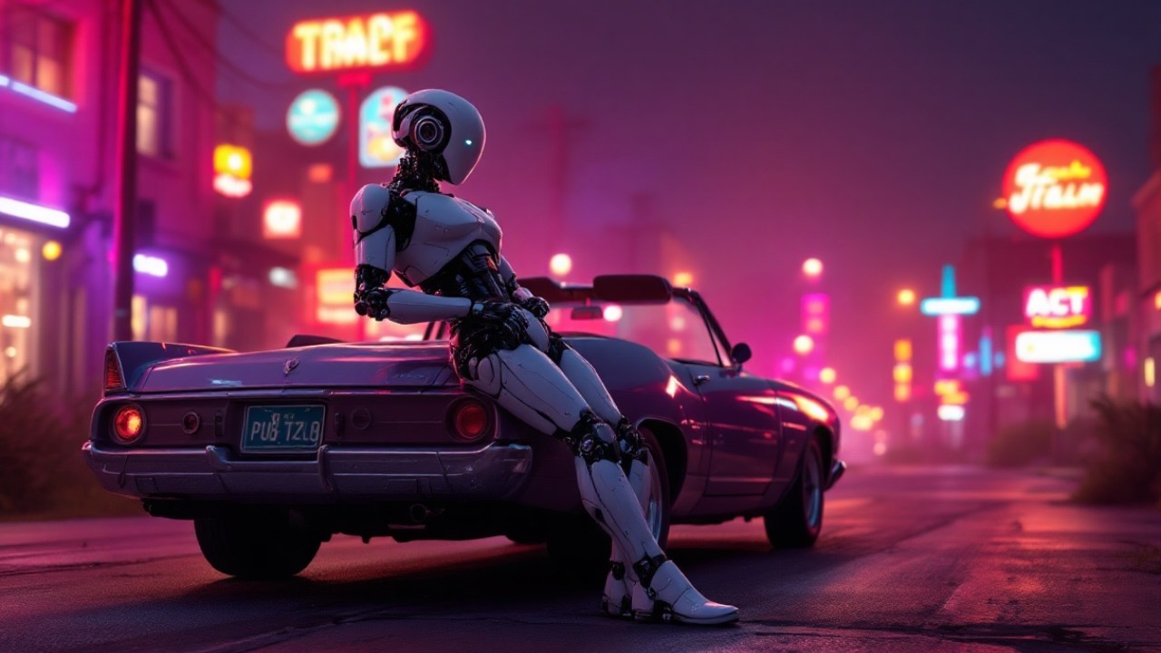 Neon Dreamwave I Pulsing Retro Synth Escape