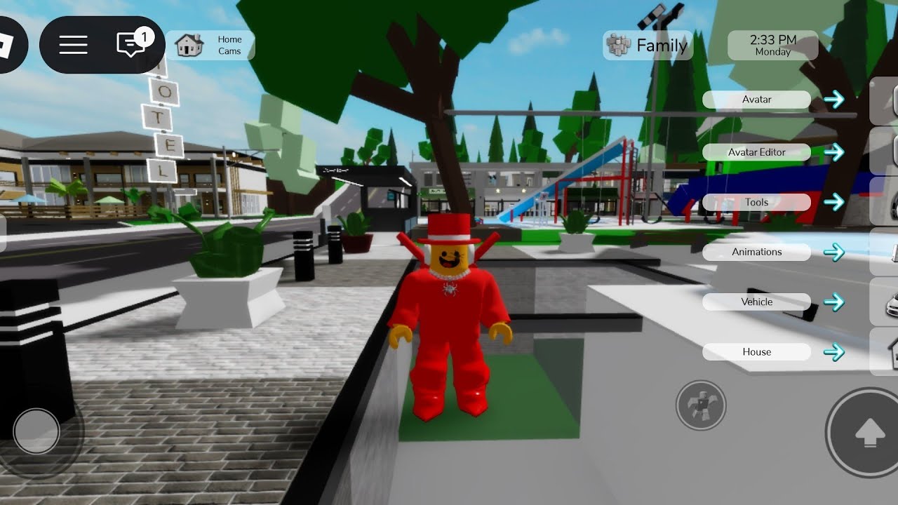Playing brookhaven 