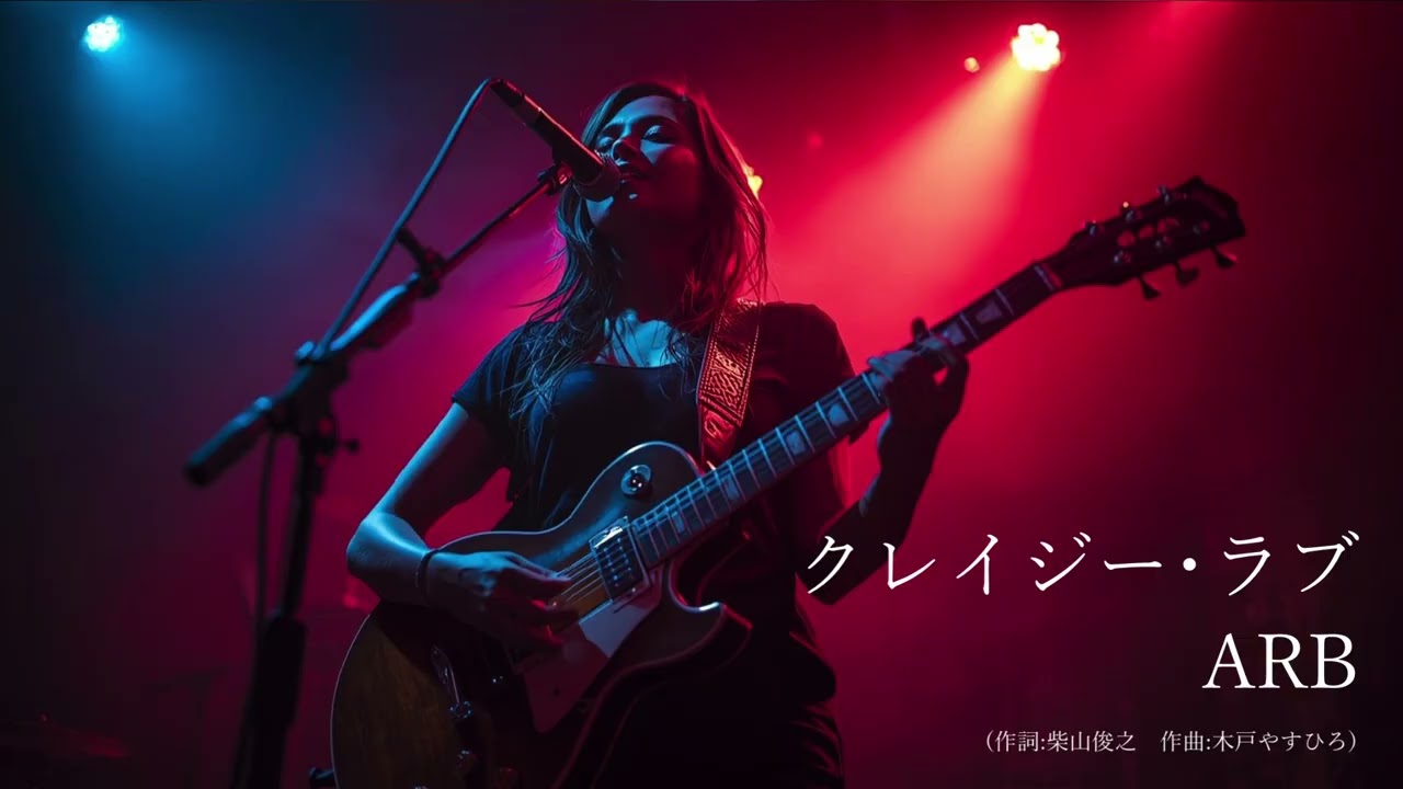 ARBの名曲「クレイジー･ラブ」（AIによるハードロックカバー）蘇る名曲