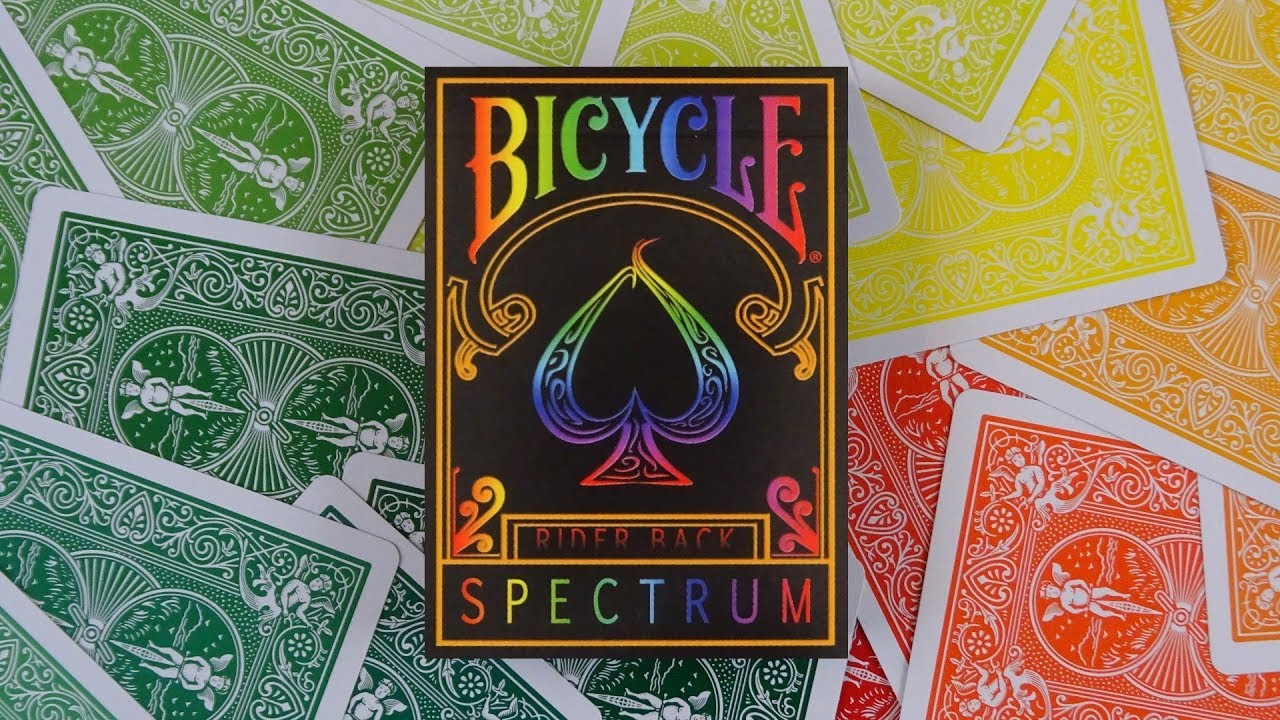 Bicycle Spectrum Playing Cards | Deck Review -Display