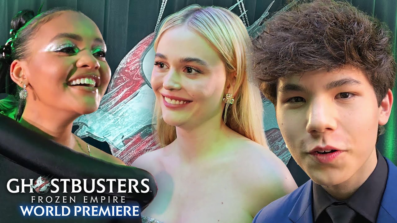 Ghostbusters: Frozen Empire World Premiere | Logan Kim, Celeste O'Connor, Emily Alyn Lind