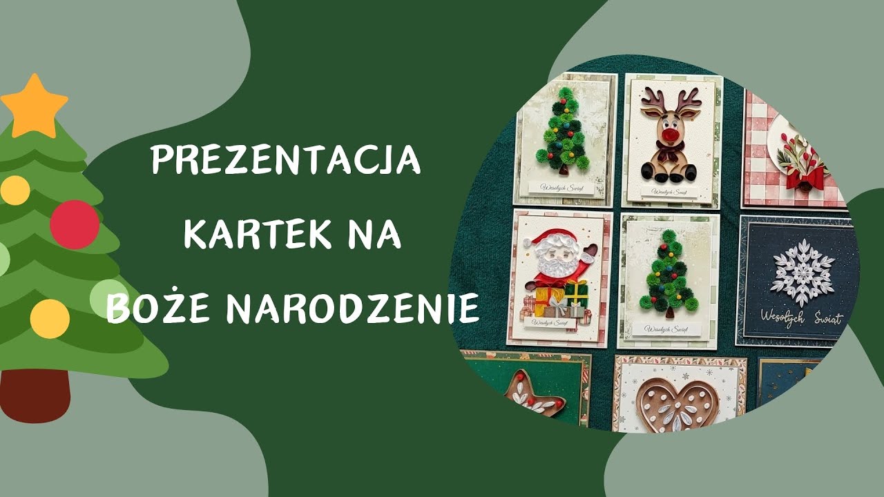 Prezentacja kartek na Boże Narodzenie #quilling #christmas #kartkiświąteczne